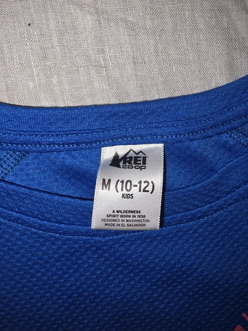 REI Blue Performance Tee - Picture 2 of 5